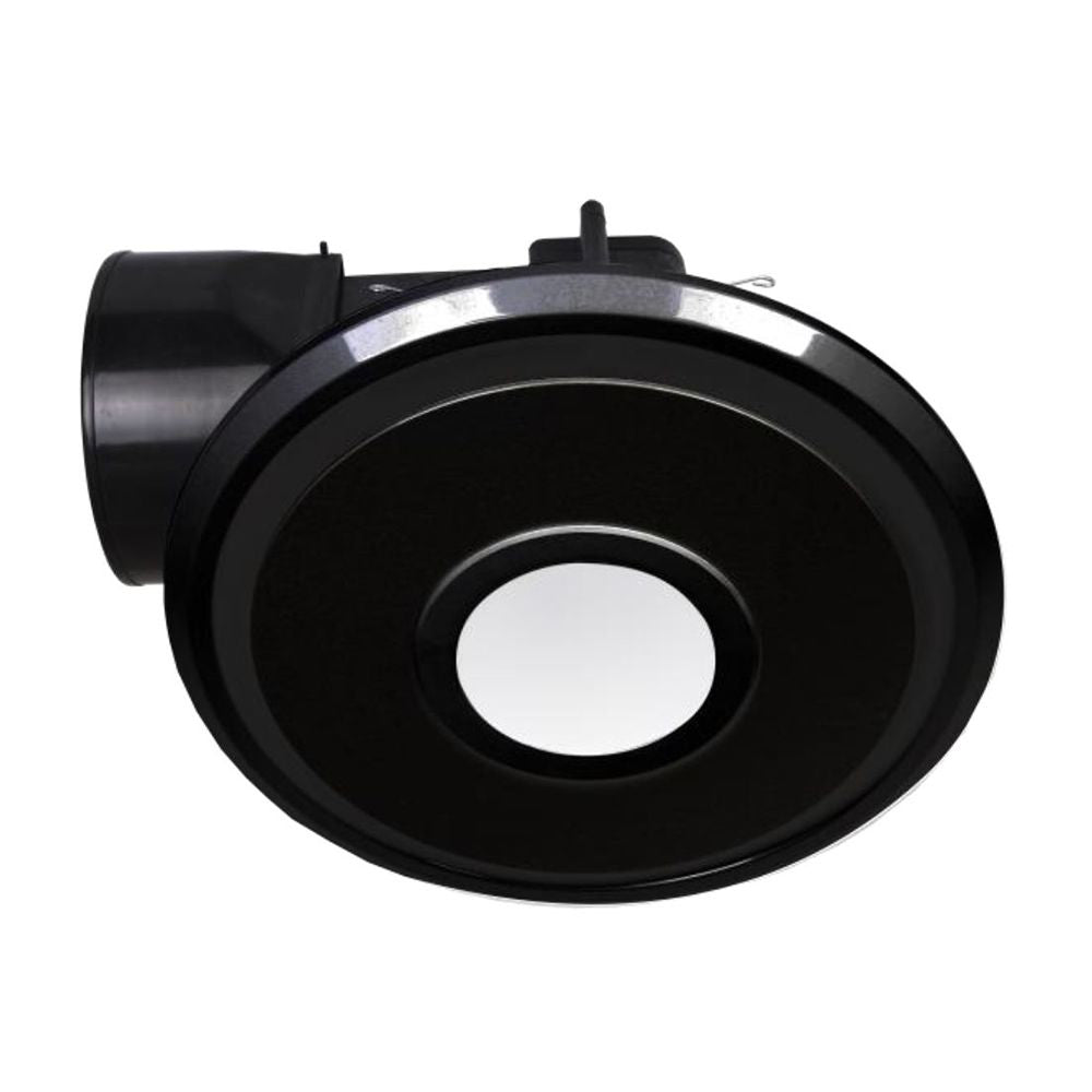 Emeline-II LED 24mm Round Exhaust Fan with Light Black